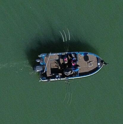 Drone Shot of Boat